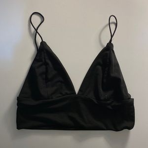 black tank top, crop top